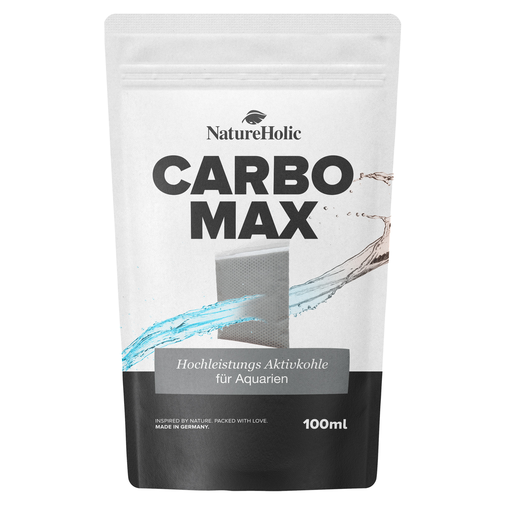 NatureHolic CarboMax Aktivkohle Beutel 100ml